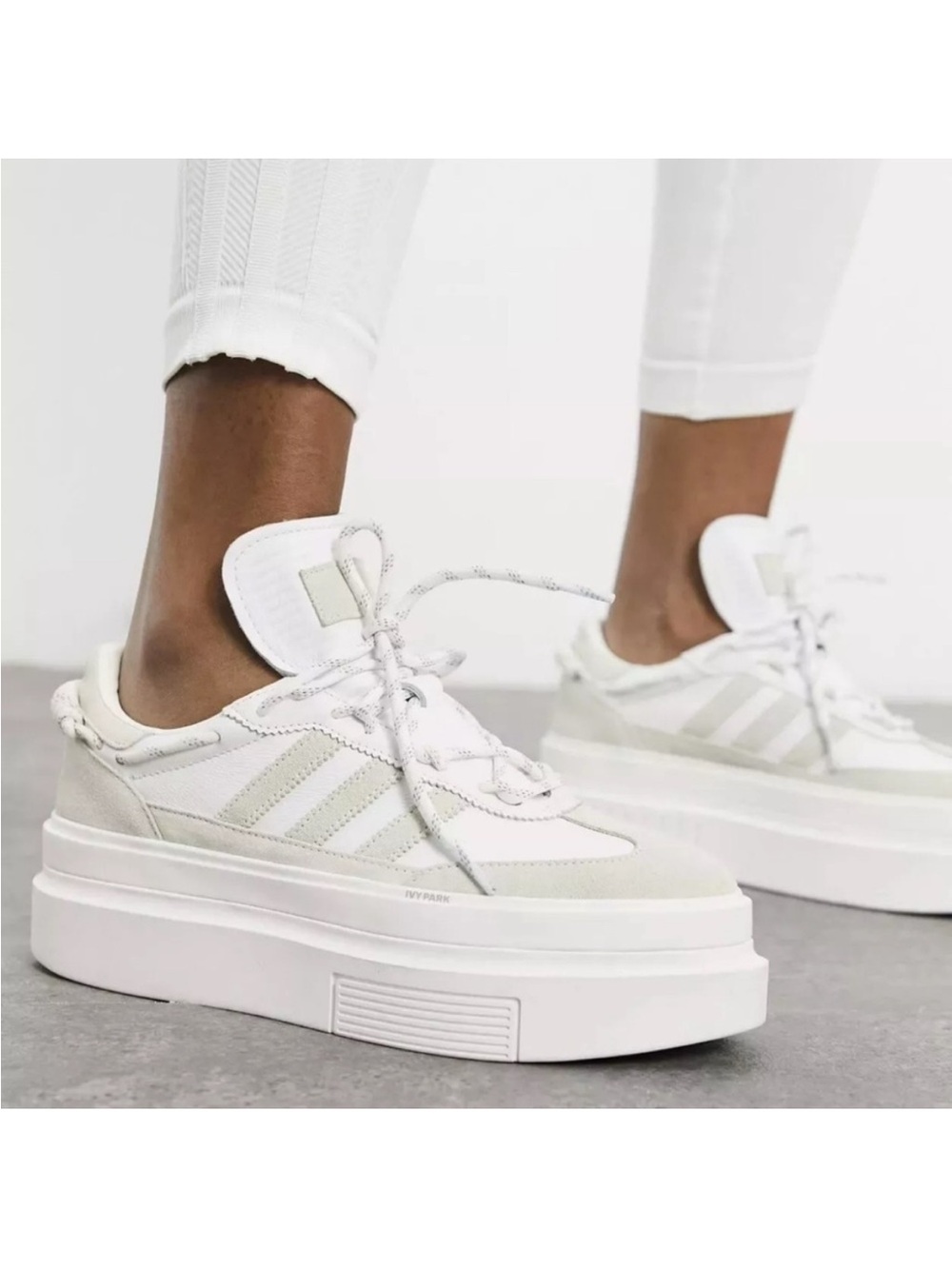 adidas x ivy park White and Off-White Platform Sneakers for Women